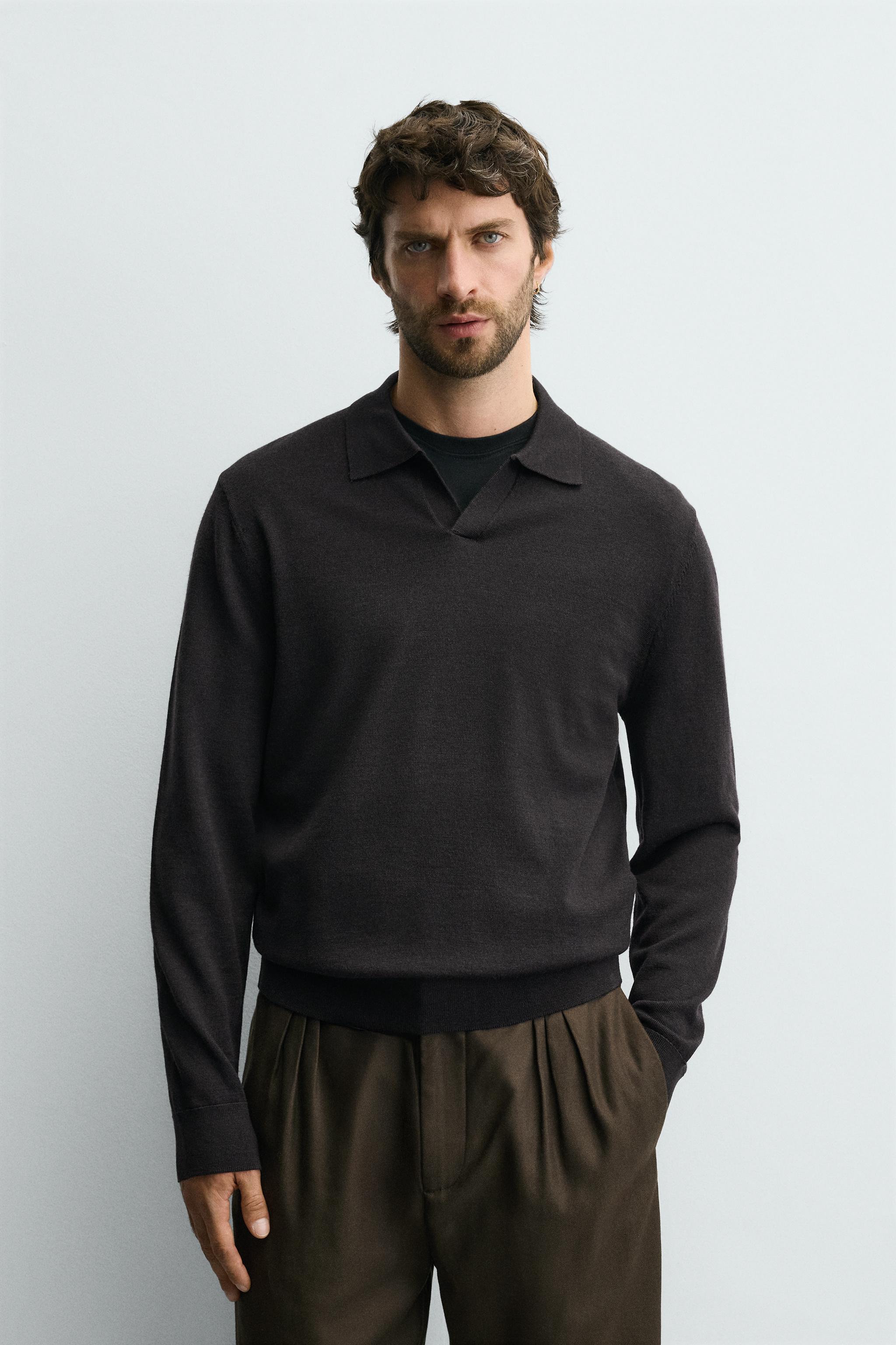 POLO EN MAILLE 100% LAINE